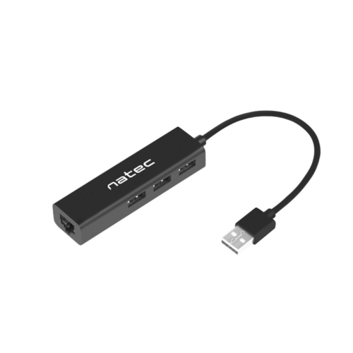 ADAPTADOR NATEC DRAGONFLY USB 20 A RJ45 GIGABIT CON 3XUSB 20