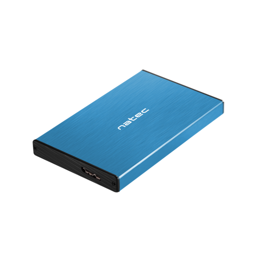 CAJA EXTERNA NATEC RHINO GO DISCO DURO 25 USB 30 SATA AZUL