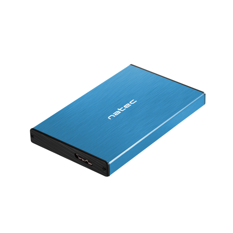 CAJA EXTERNA NATEC RHINO GO DISCO DURO 25 USB 30 SATA AZUL