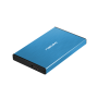 CAJA EXTERNA NATEC RHINO GO DISCO DURO 25 USB 30 SATA AZUL
