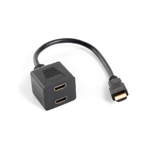 ADAPTADOR LANBERG HDMI MACHO HDMI HEMBRA X2 SPLITTER 20CM