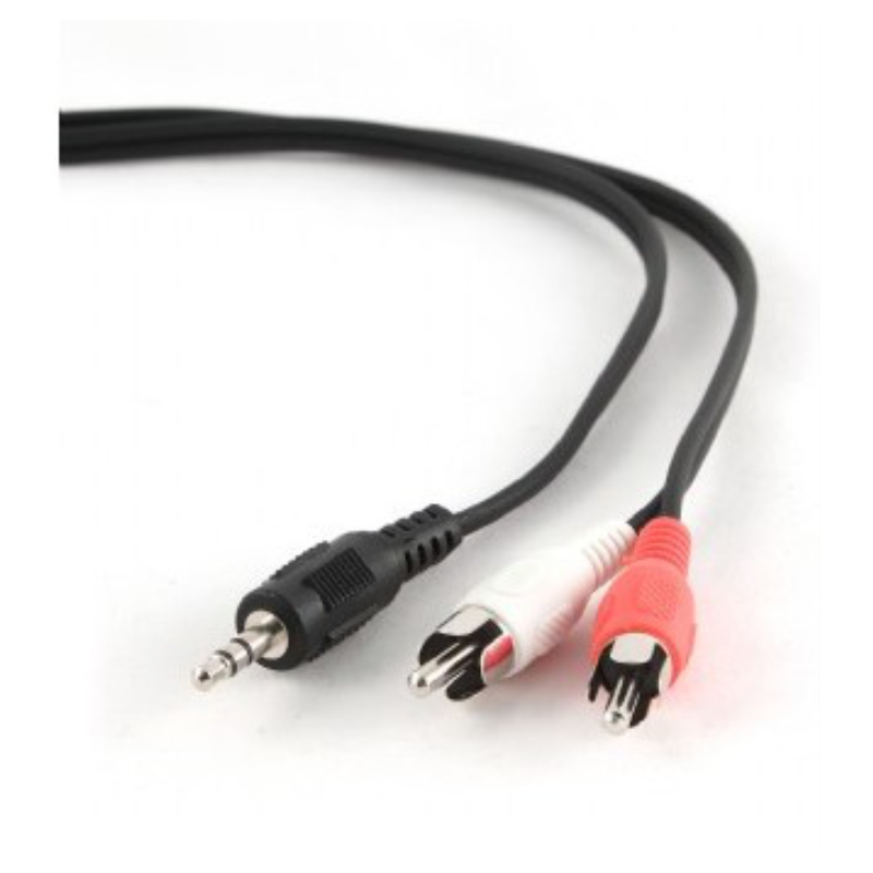 CABLE AUDIO GEMBIRD CONECTOR 35MM A RCA 5M