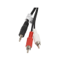 CABLE ESTEREO LANBERG JACK 35MM 2X RCA MACHO 5M