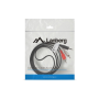 CABLE ESTEREO LANBERG JACK 35MM 2X RCA MACHO 15M
