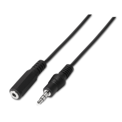 CABLE AUDIO AISENS ESTEREO JACK 35 M JACK 35 H NEGRO 15M