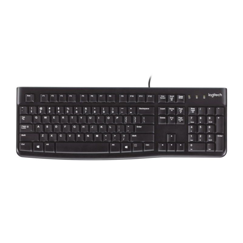 TECLADO LOGITECH K120 EN INGLES USB NEGRO