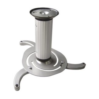 TooQ - Soporte de techo para proyector PJ1010TN-S -  Giratorio, inclinble - 10KG - 360º - distancia del techo 80-170mm - Plata