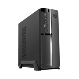 TooQ - Caja sobremesa microATX Slim 3005 U3 - SFX 500W - USB 3.0, 2.0 Audio, Micrófono - negro
