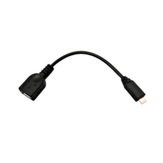 Nanocable - Cable USB 2.0 OTG de 15cm conexión MICRO B/M-A/H para Smartphones. Tablets, etc - color NEGRO
