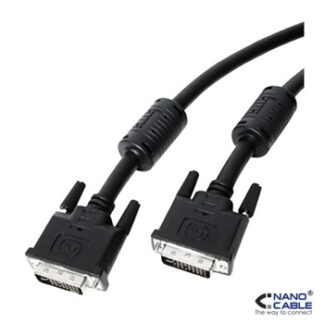 Nanocable - Cable DVI DUAL LINK de 1,8m conexión 24+1, M-M