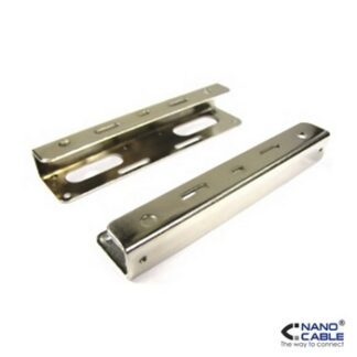 Nanocable - Adaptador de bahía metálico a 3.5" para disco duro 2.5" - Válido para SSD