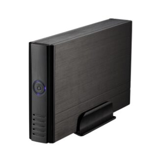 TooQ - Carcasa aluminio de HDD TQE-3520B - 3.5" - IDE/SATA - USB 2.0 - Negro