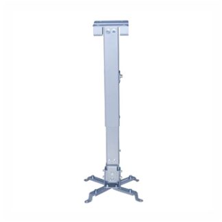 TooQ - Soporte de techo para proyector PJ2012T-W - inclinable - 20Kg - distancia del techo 430-650mm - Blanco