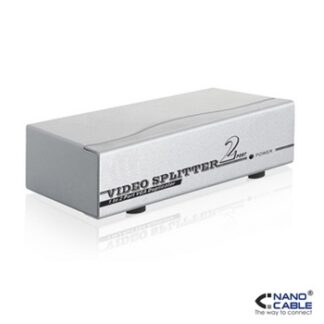 Nanocable - Splitter Multiplexor VGA - 1 entrada - 2 salidas - Aumenta hasta 65m