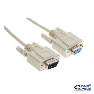 Nanocable - Cable Serie Null Modem DB9M/H - DB9/H 3,0m