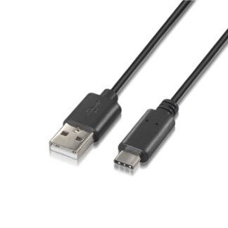Nanocable - Cable USB 2.0 3A Tipo USB-C/M-A/M 2M Negro
