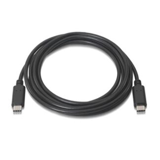 Nanocable - Cable USB 2.0 3A USB-C/M-USB-C/M 1M Negro