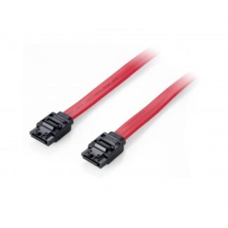 Equip - Cable SATA III - Con clip de seguridad - 0,5m - Rojo