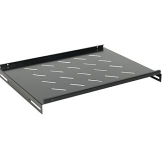Phasak - Bandeja fija 1U para rack 800mm exterior de fondo - negra