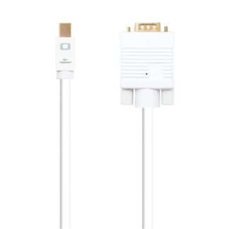 Nanocable - Cable Mini DisplayPort/M a VGA/M - Blanco - Longitud 2.0 m