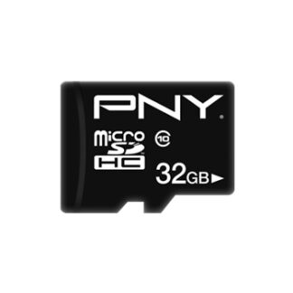 PNY - Tarjeta MicroSD 32GB + Adaptador - Clase 10 Performance Plus