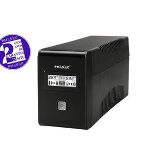 Phasak - Sai interactivo 850VA/480W LCD Negro