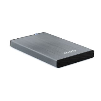 TooQ - Caja Externa TooQ TQE-2527G - 2,5" - 9,5 mm - SATA USB 3.0/3.1 - GEN1 - Gris