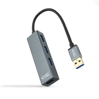Nanocable - Hub USB 3.0 - 4xUSB 3.0 USB-A/M-USB 3.0/H - Gris - 10 cm