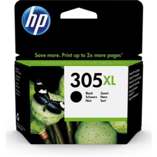 HP CARTUCHO NEGRO Nº305XL - DESKJET 2300, 2700 SERIE, PLUS 4100, ENVY 6000, PRO 6400