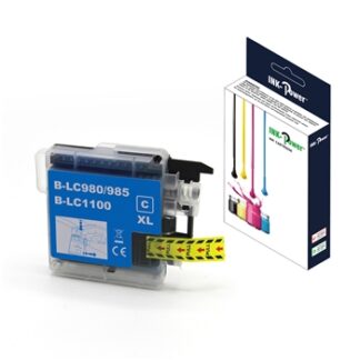 INK-POWER CARTUCHO COMP. BROTHER LC980XL/LC1100XL/LC985XL CYAN 18 ML