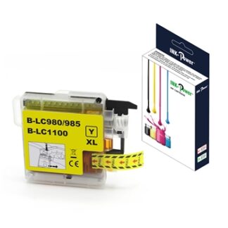 INK-POWER CARTUCHO COMP. BROTHER LC980XL/LC1100XL/LC985XL AMARILLO 18 ML