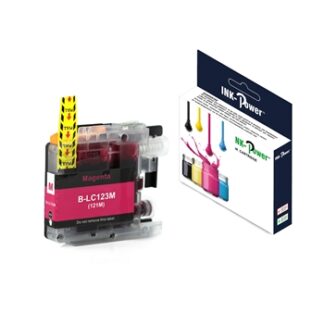 INK-POWER CARTUCHO COMP. BROTHER LC121XL/LC123XL V2 MAGENTA LC121M/LC123M 10 ML