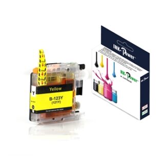 INK-POWER CARTUCHO COMP. BROTHER LC121XL/LC123XL V2 AMARILLO LC121Y/LC123Y 10 ML