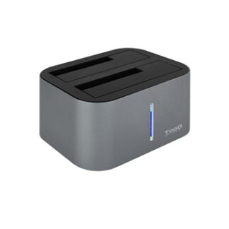 TooQ - Docking Station Doble Bahía SATA 2.5"/3.5" - USB 3.0/3.1 - Gen1