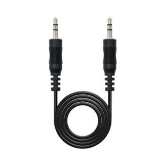 Nanocable - Cable audio estéreo Jack 3.5/M-Jack 3.5/M - Negro - 15m