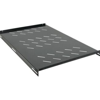 Phasak - Bandeja 1U fija para rack 1000mm de fondo externo -  negro