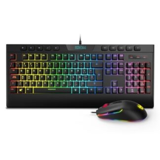 Krom - Pack RGB Teclado Membrana y Raton Kalyos SP
