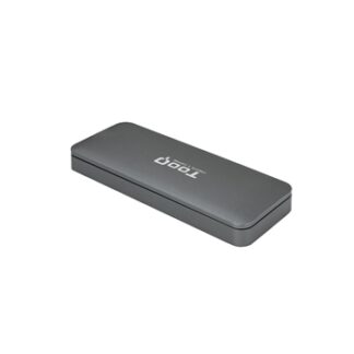 TooQ - Caja externa TQE-2281G para SSD M.2 NGFF - USB 3.1 GEN1 - Gris