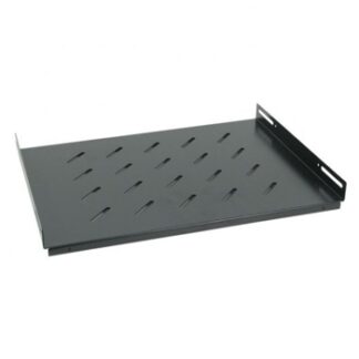 Phasak - Bandeja fija 1U para rack 600mm de fondo externo - negra