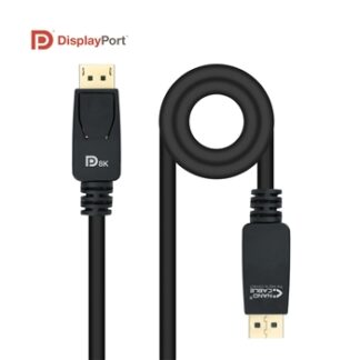 Nanocable - Cable DisplayPort 1.4 Certificado VESA DP/M-DP/M - Negro - 3.0m