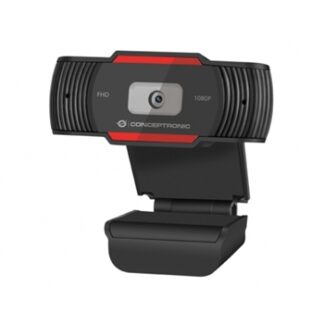 Conceptronic - Webcam AMDIS04R - 1080P - USB - Foco Fijo 3.6mm - 30 FPS - Ángulo Visión 65º - Micrófono Integrado