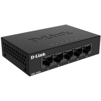 D-Link - DGS-105GL Switch 5 puertos 10/100/1000 Carcasa Metálica Plug&Play