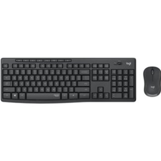 Logitech - MK295 Combo Teclado y Ratón Inalámbricos Logitech Silent Touch MK295 - Silencioso - Grafito