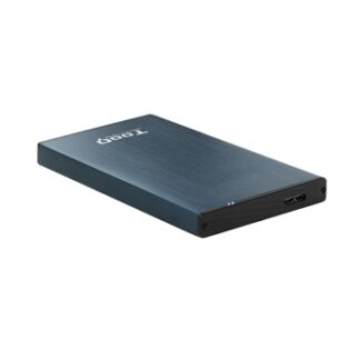 TooQ - Caja externa para discos de 2.5" para HDD/SSD - Azul