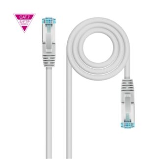 Nanocable - Cable de Red Cat.7 600MHZ LSZH SFTP PIMF AWG26 - Gris - 10 m