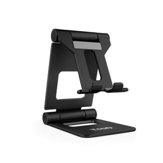 TooQ -Soporte de sobremesa ajustable para teléfono / tablet hasta 10” - Negro