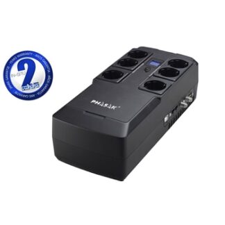 S.A.I. Phasak Kryptos 800VA / 480W USB + RJ + USB Charger - Interactivo