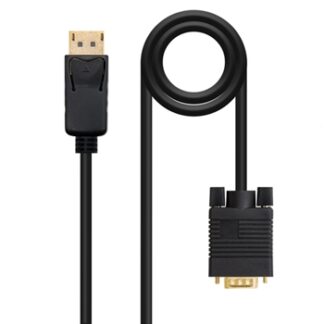 Nanocable - Cable Conversor DP A VGA - DP/M-VGA/M - Negro - 1.0 M