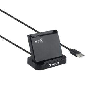 TooQ - Lector Tarjetas Intel. DNIE Vision USB 2.0 - Negro