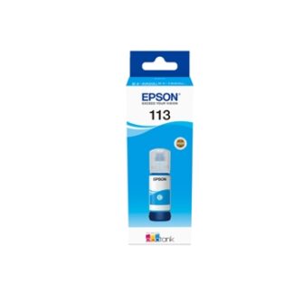 EPSON TINTA BOTE CIAN ECOTANK ET-5850, ET-5800, ET-16650, ET-16600, ET-5880, ET-5170 - N 113